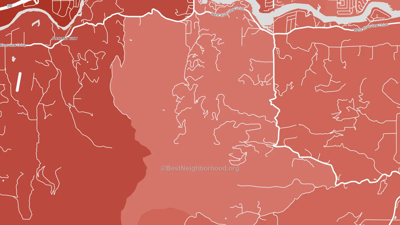 McGuire, ID block-group political-lean map