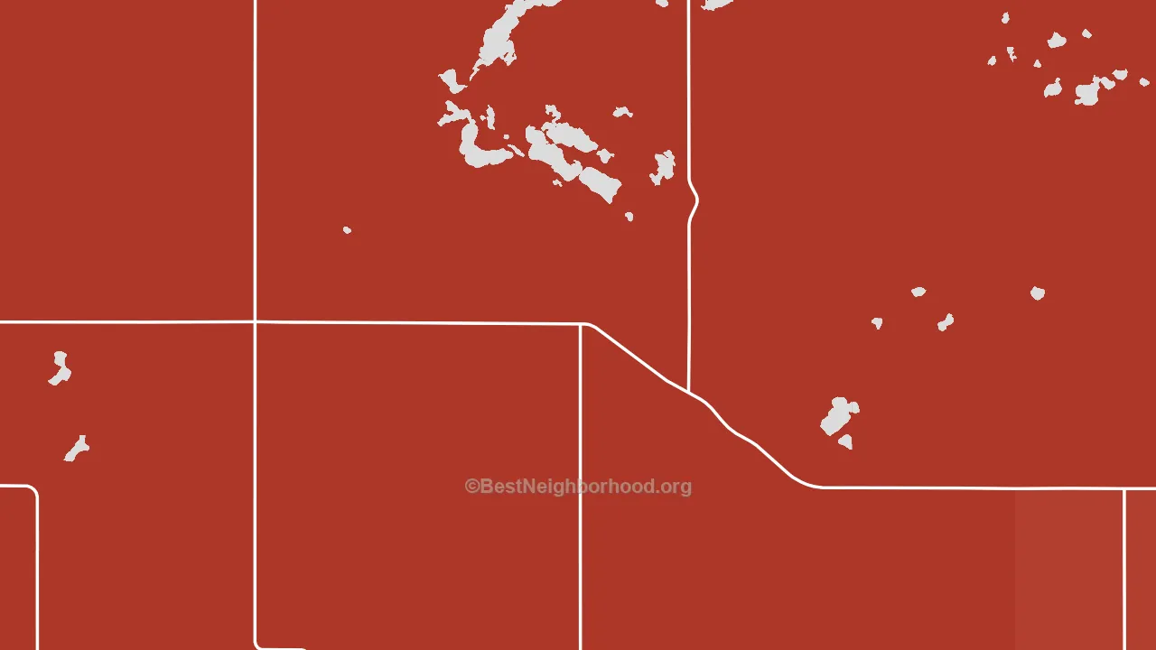 McPherson County, SD block-group political-lean map