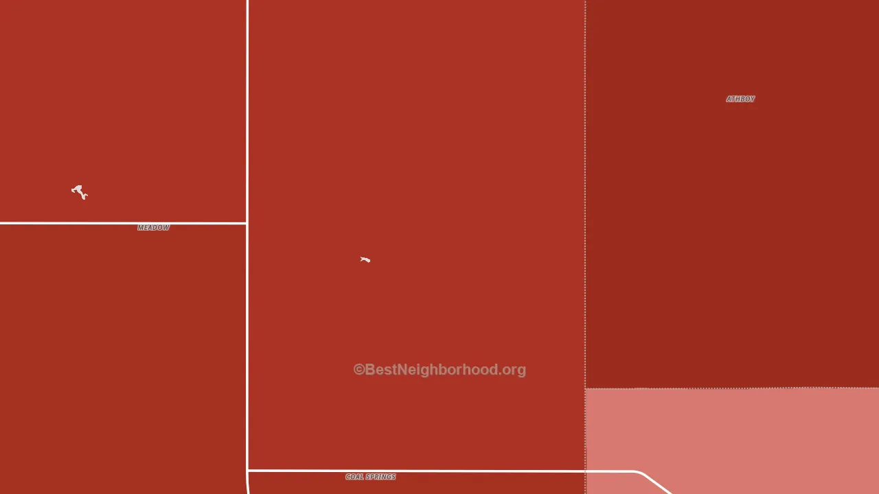 Meadow, SD block-group political-lean map