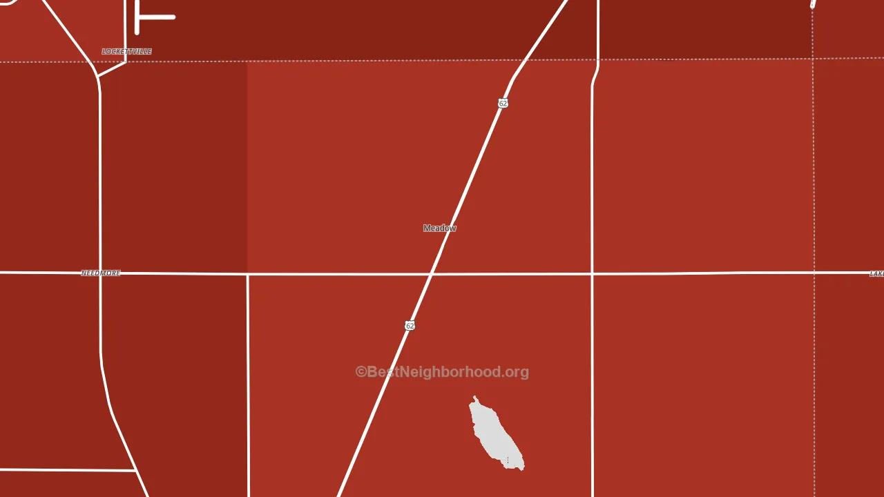 Meadow, TX block-group political-lean map