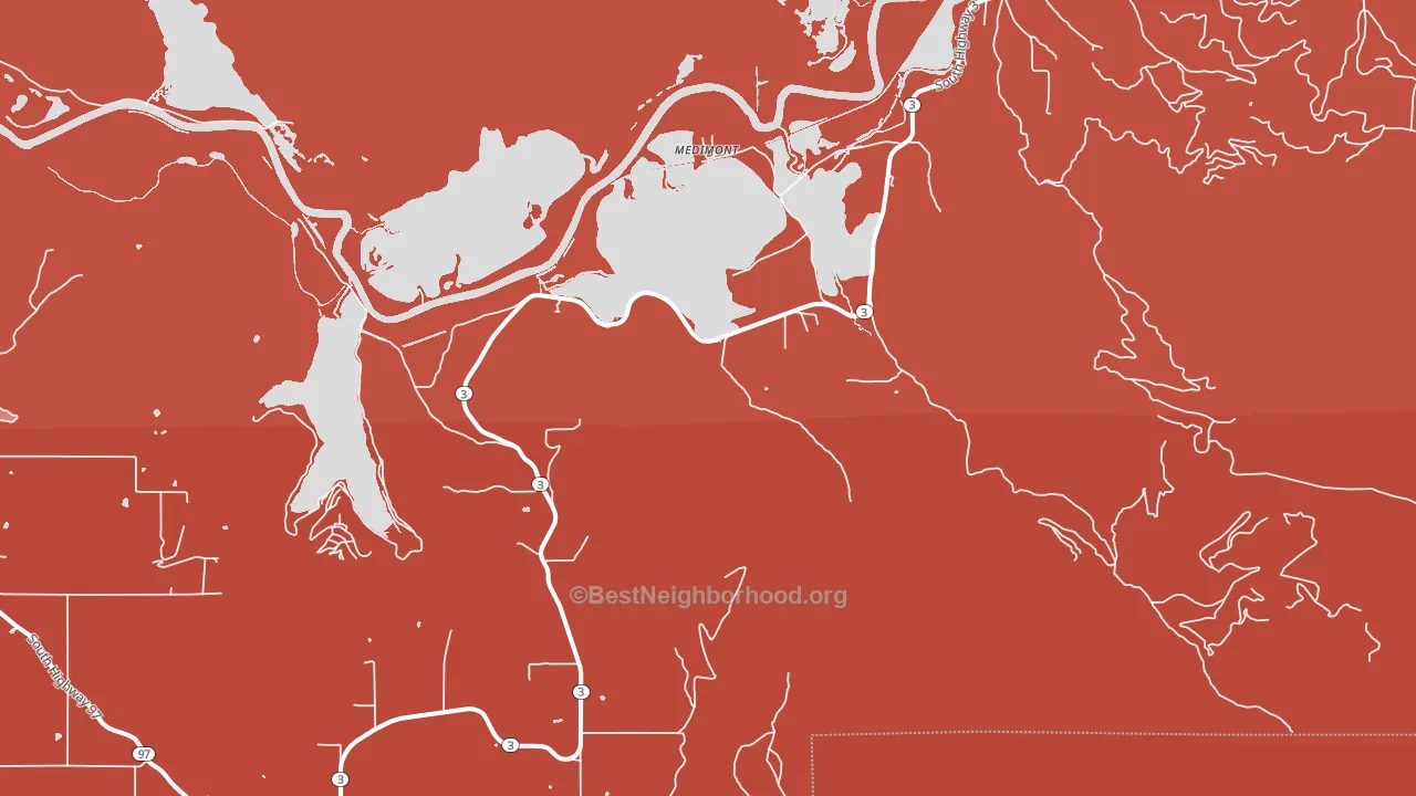 Medimont, ID block-group political-lean map