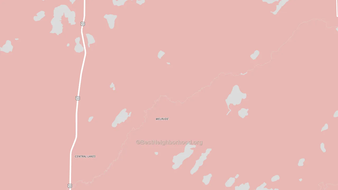 Melrude, MN block-group political-lean map