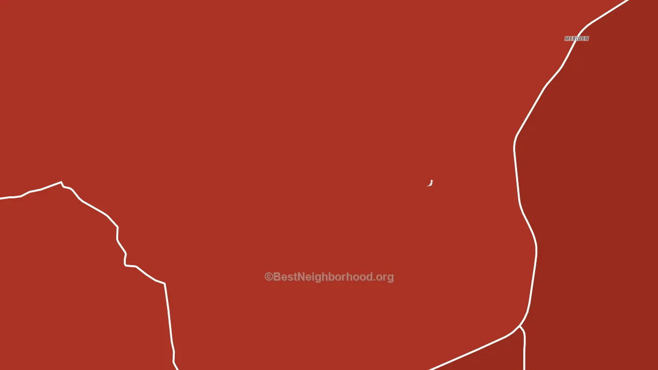 Meriden, WY block-group political-lean map