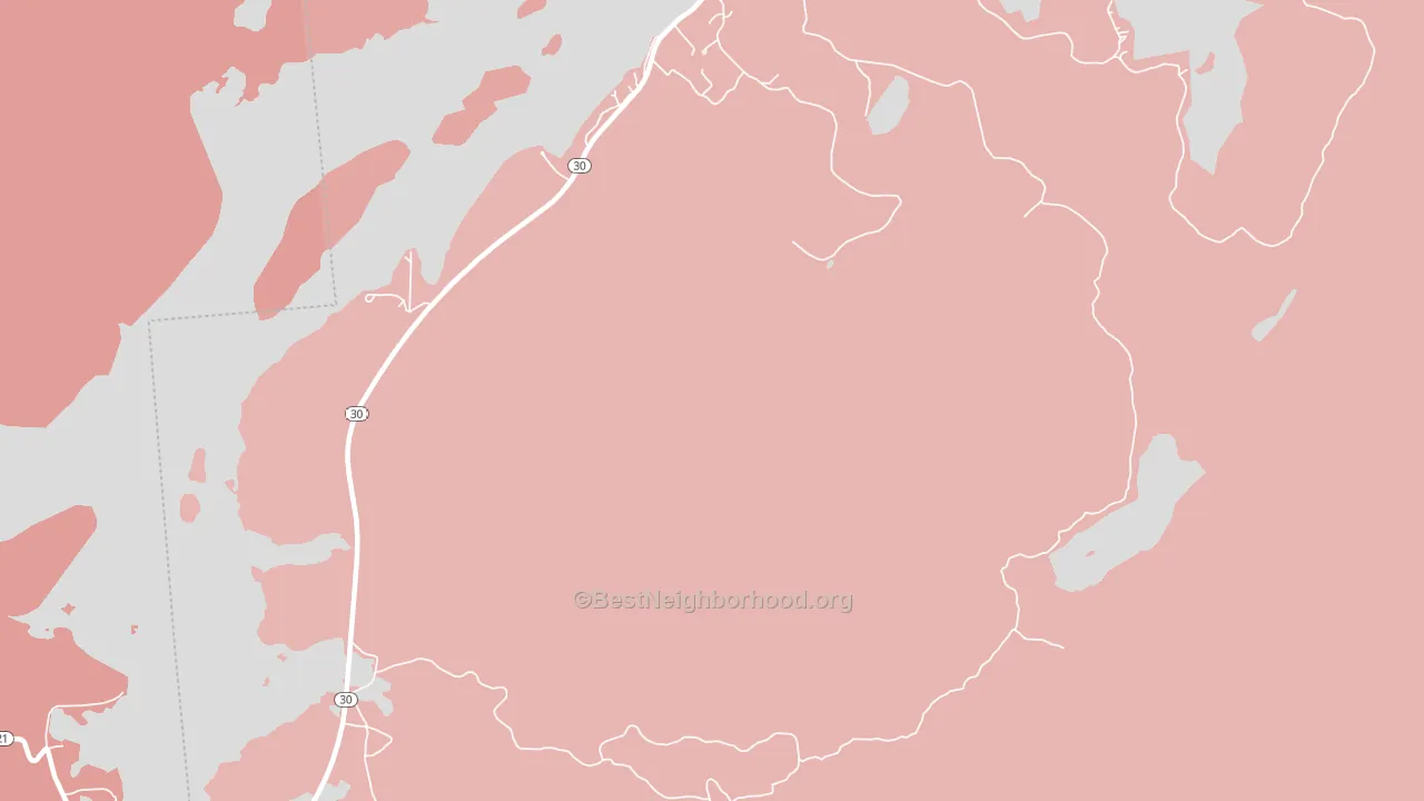 Merrilville, NY block-group political-lean map