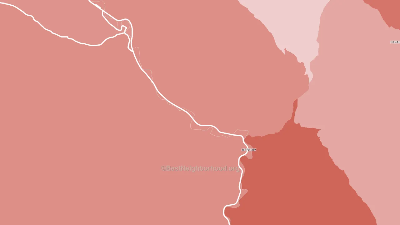 Methow, WA block-group political-lean map