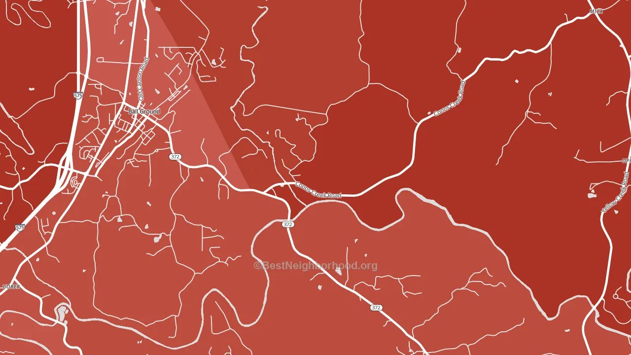 Mica, GA block-group political-lean map