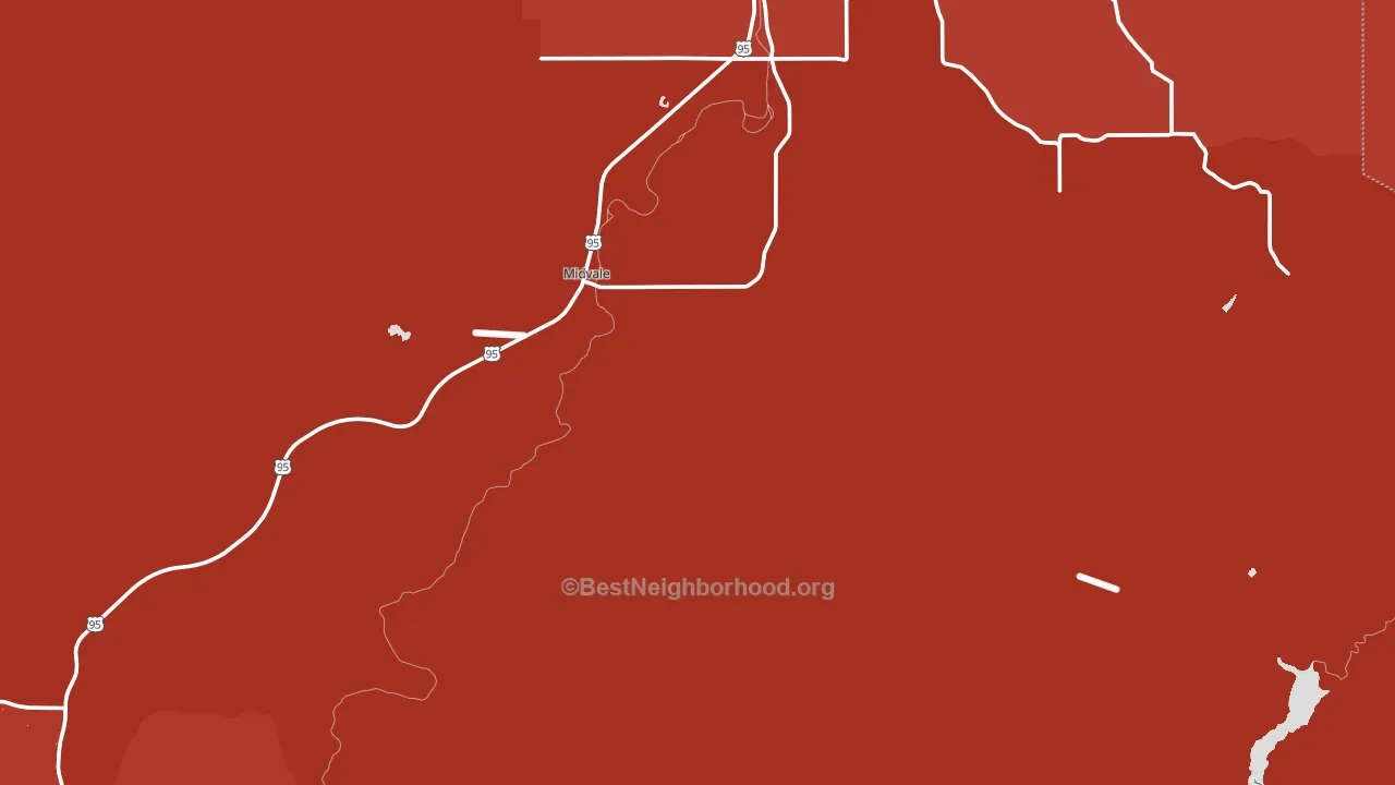 Midvale, ID block-group political-lean map