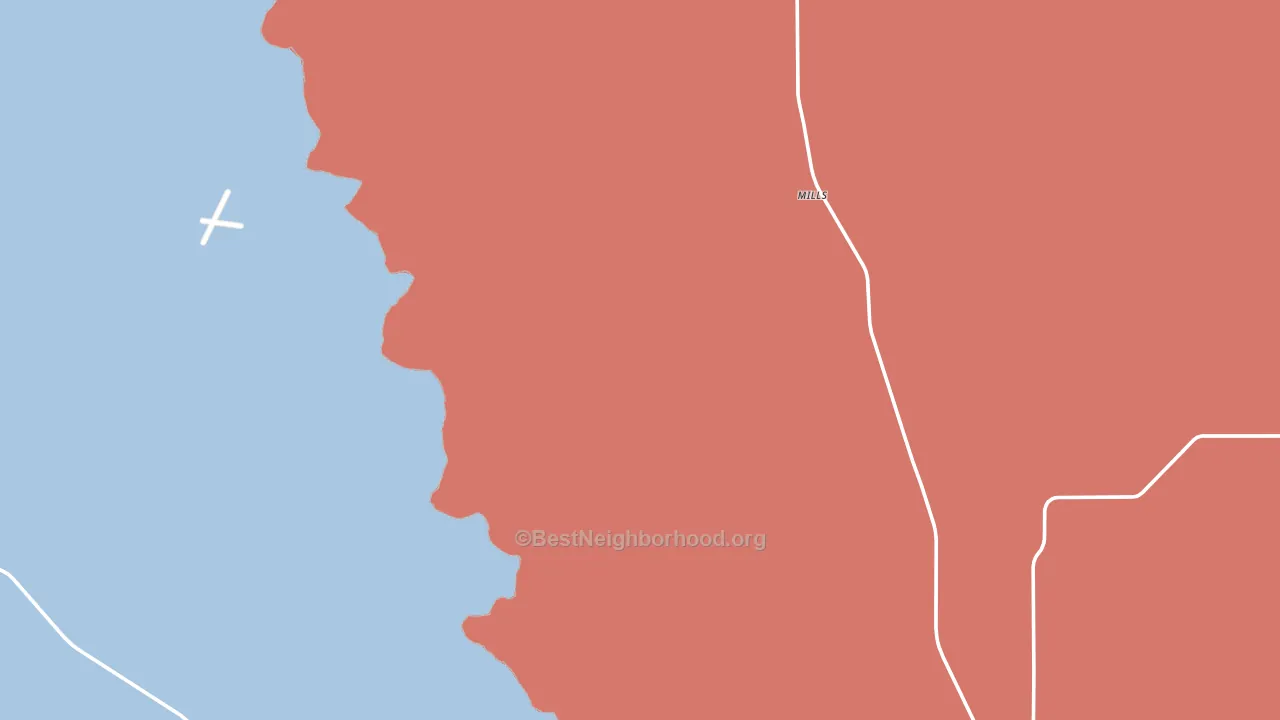 Mills, NM block-group political-lean map