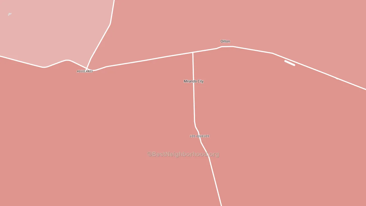 Mirando City, TX block-group political-lean map