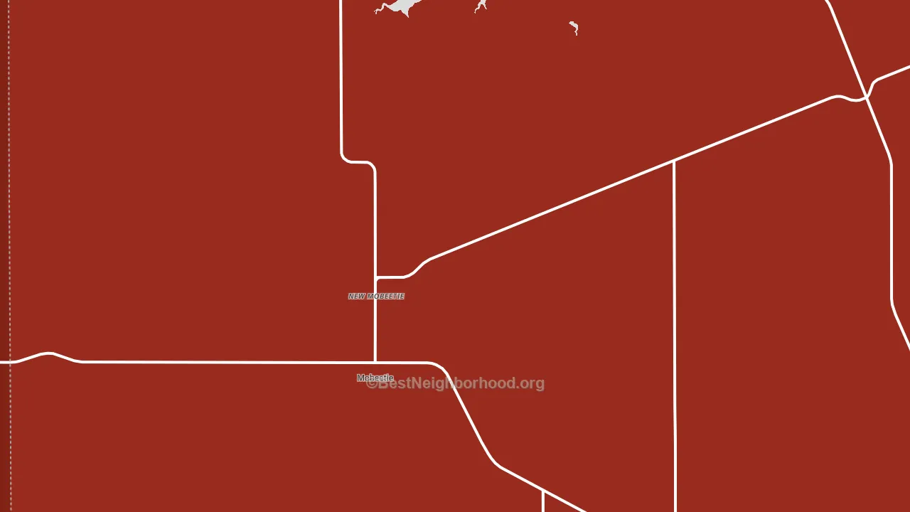 Mobeetie, TX block-group political-lean map
