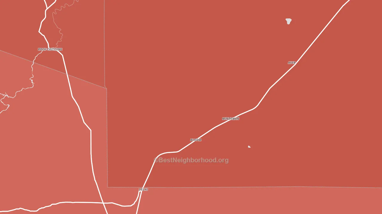 Model, CO block-group political-lean map