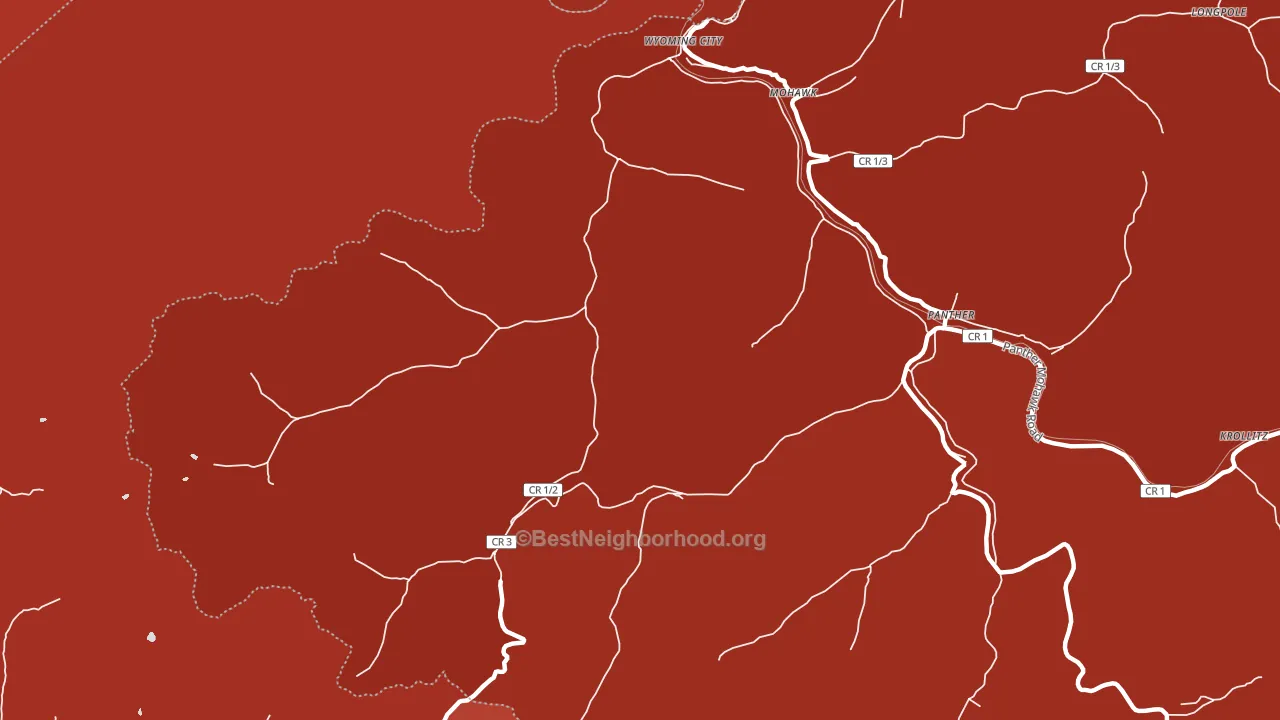 Mohawk, WV block-group political-lean map