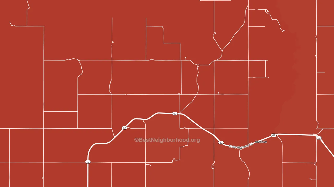 Mohler, ID block-group political-lean map