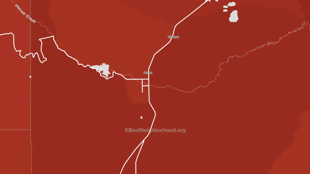 Molen, UT block-group political-lean map