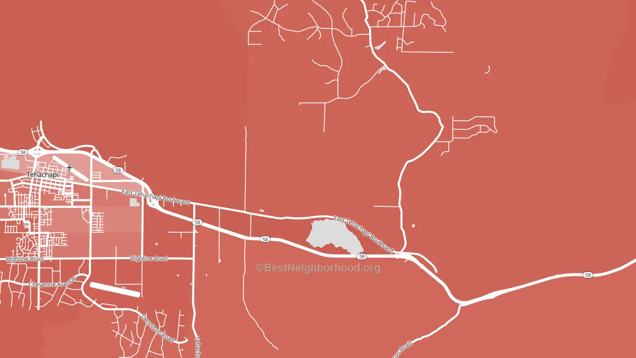 Monolith, CA block-group political-lean map