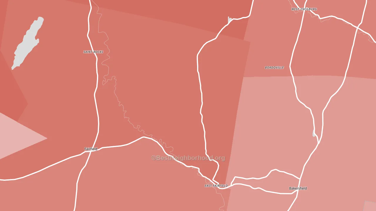Montgomery, VT block-group political-lean map