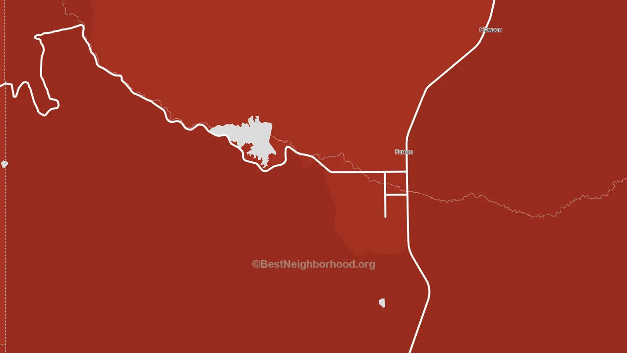 Moore, UT block-group political-lean map