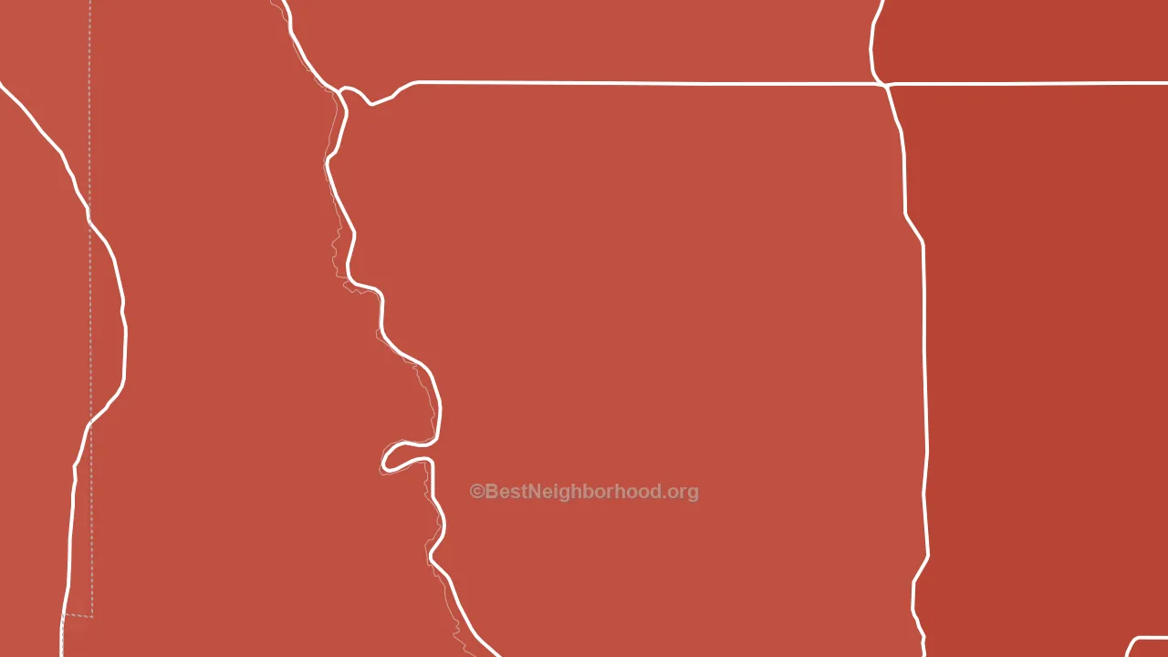 Morgan, OR block-group political-lean map