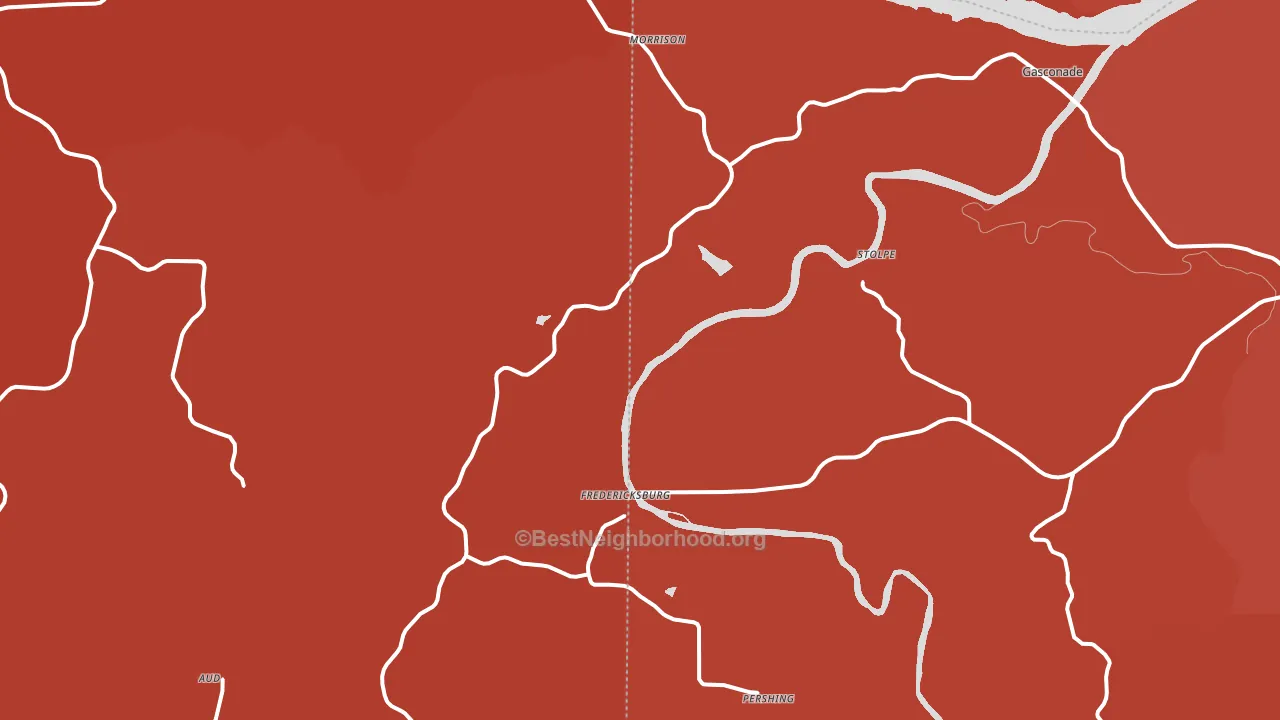 Morrison, MO block-group political-lean map