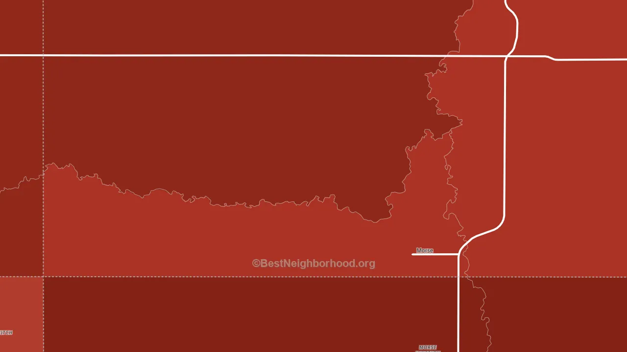 Morse, TX block-group political-lean map
