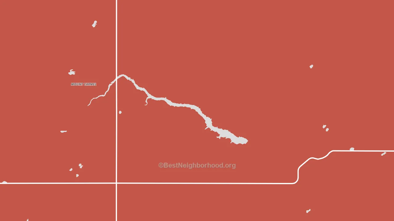 Mount Carmel, ND block-group political-lean map