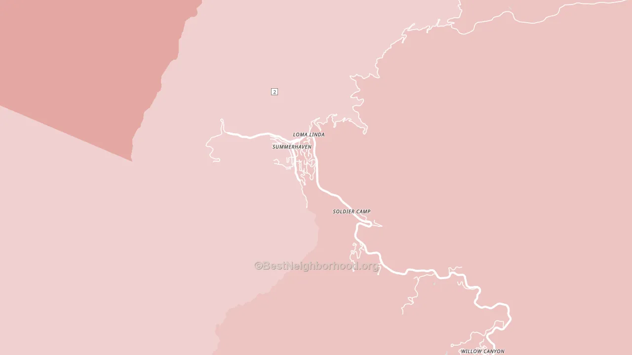 Mount Lemmon, AZ block-group political-lean map