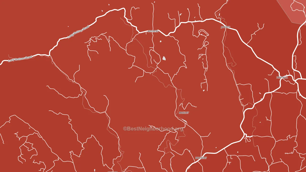 Moxley, NC block-group political-lean map