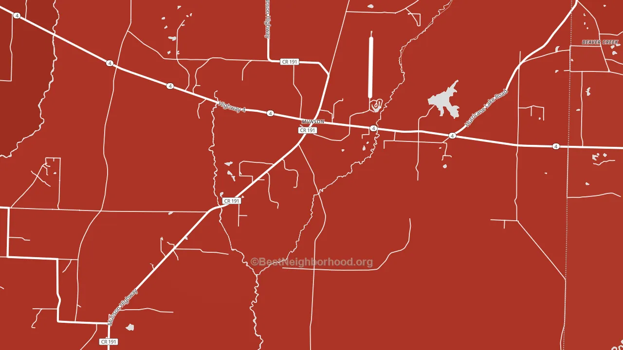 Munson, FL block-group political-lean map