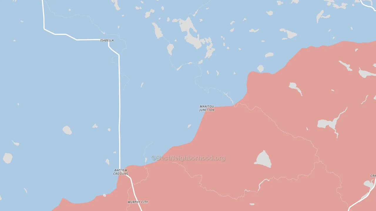 Murphy City, MN block-group political-lean map