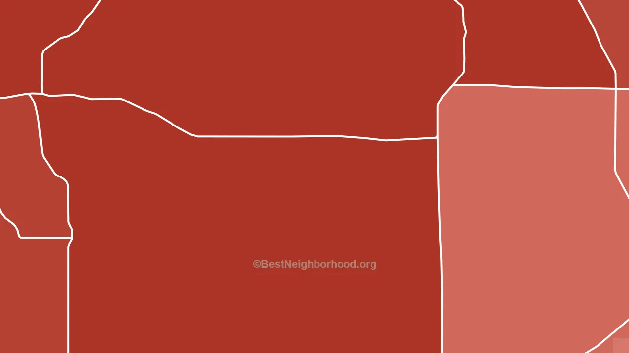 Myrick, OR block-group political-lean map
