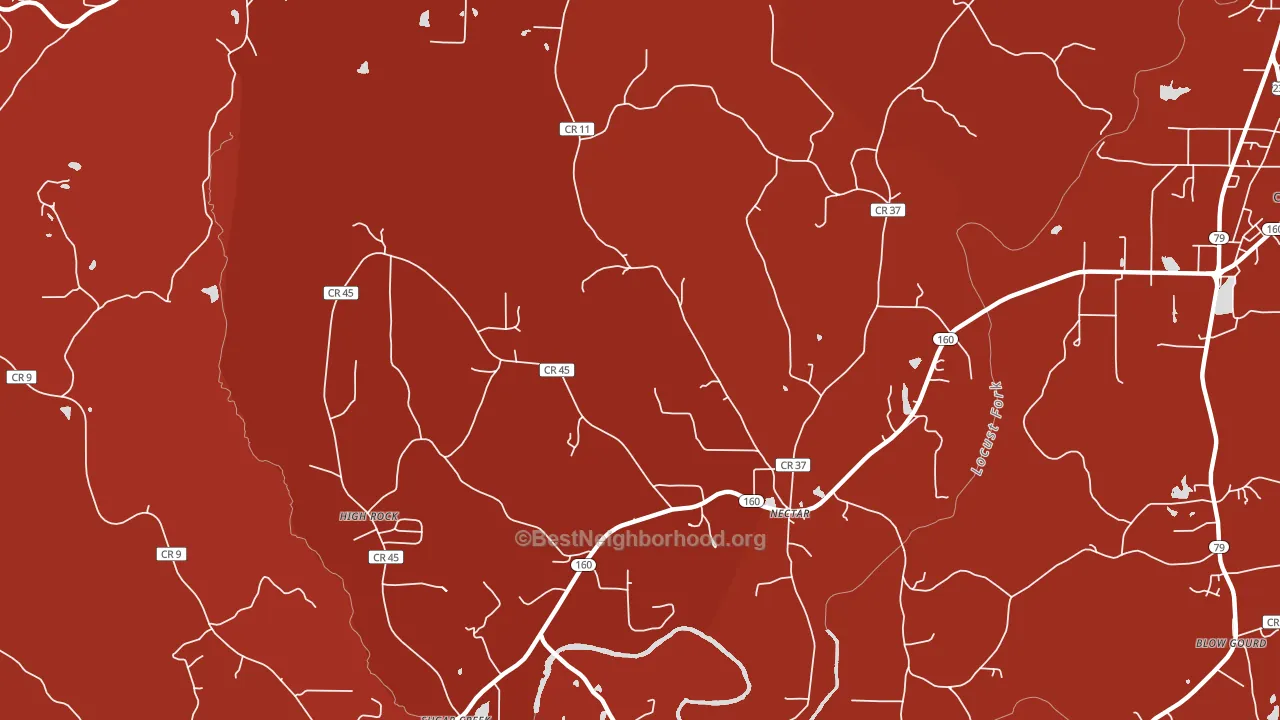 Nectar, AL block-group political-lean map
