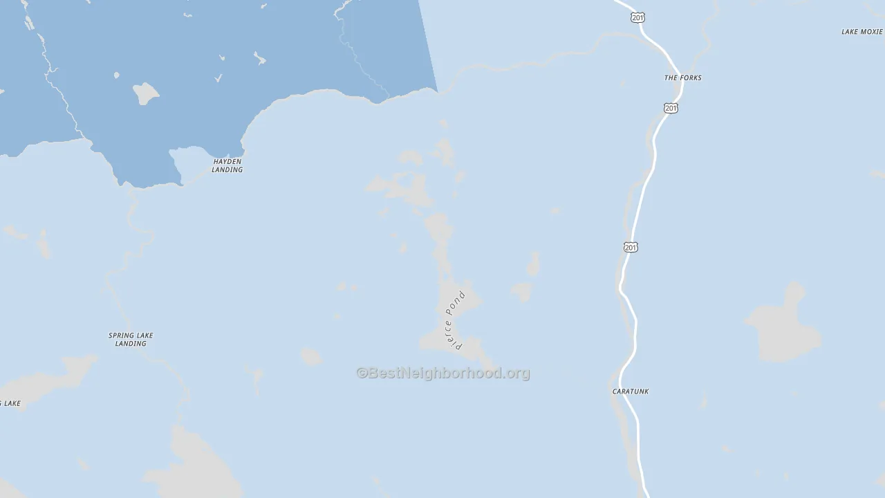 New Portland, ME block-group political-lean map