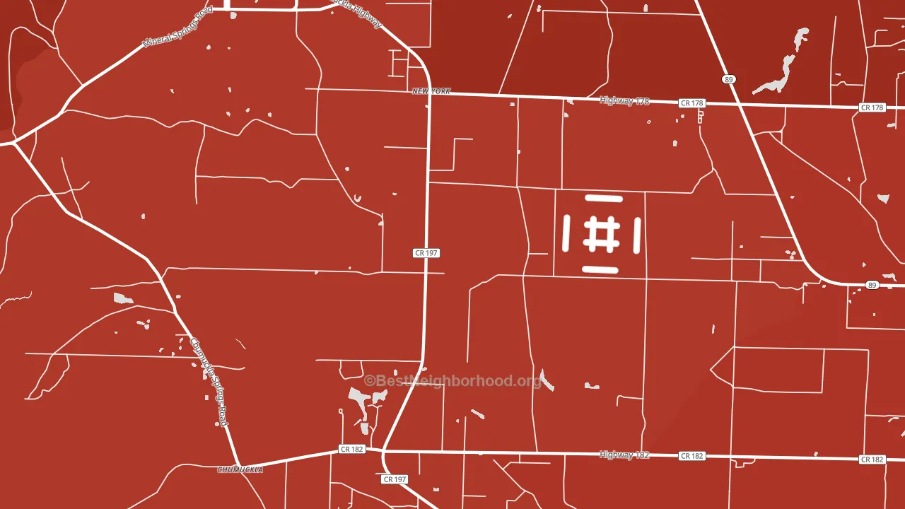 New York, FL block-group political-lean map