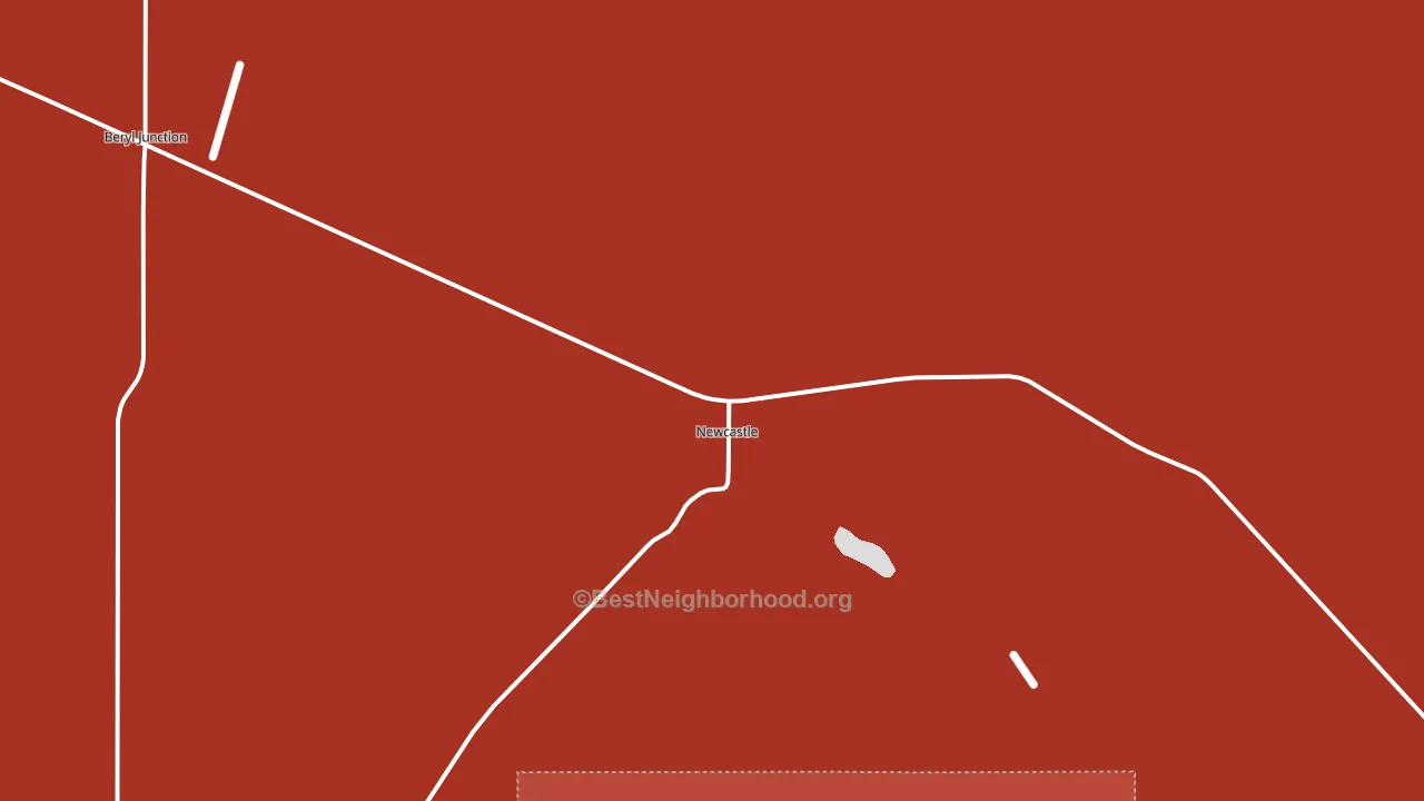 Newcastle, UT block-group political-lean map