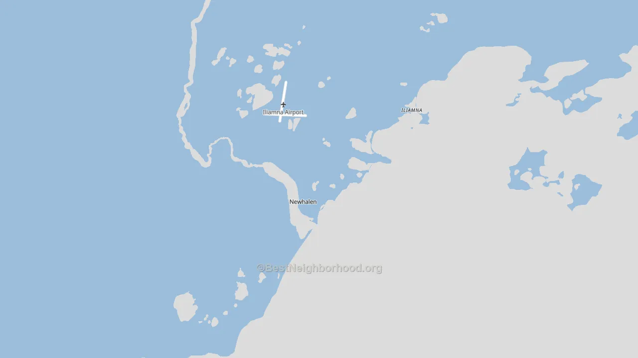 Newhalen, AK block-group political-lean map
