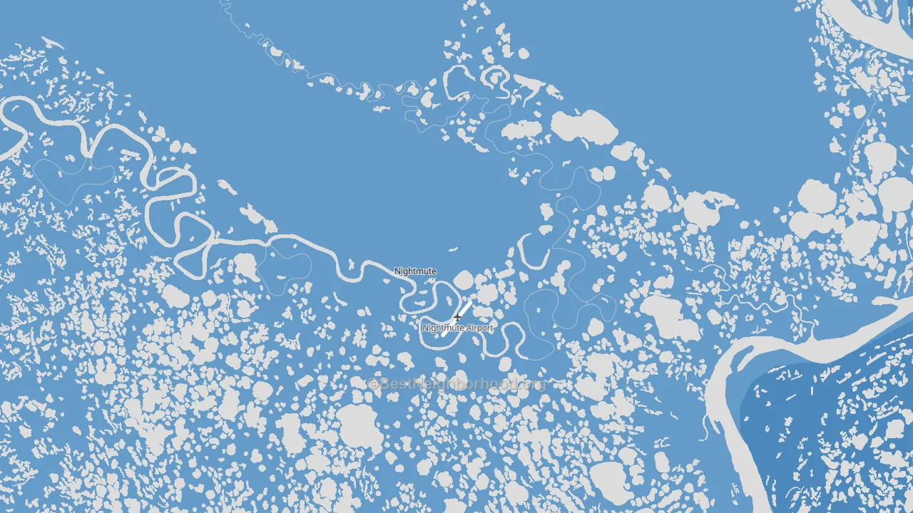 Nightmute, AK block-group political-lean map