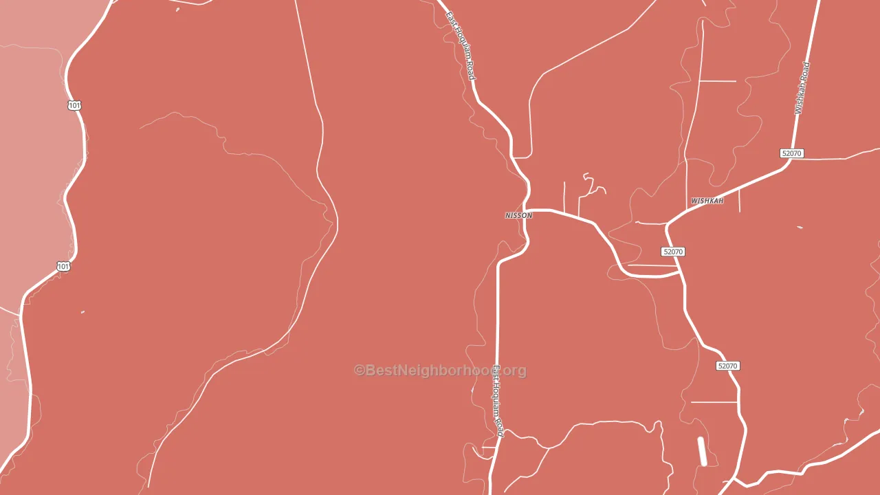 Nisson, WA block-group political-lean map
