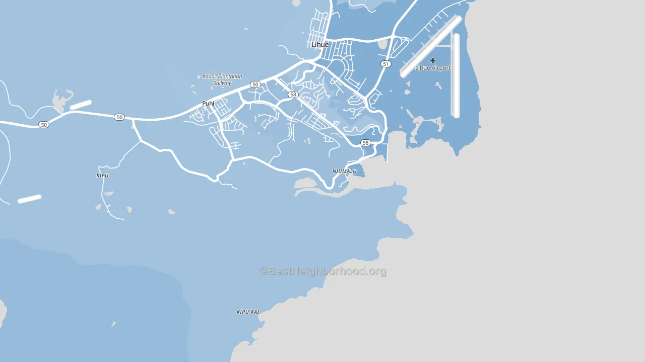 Niumalu, HI block-group political-lean map