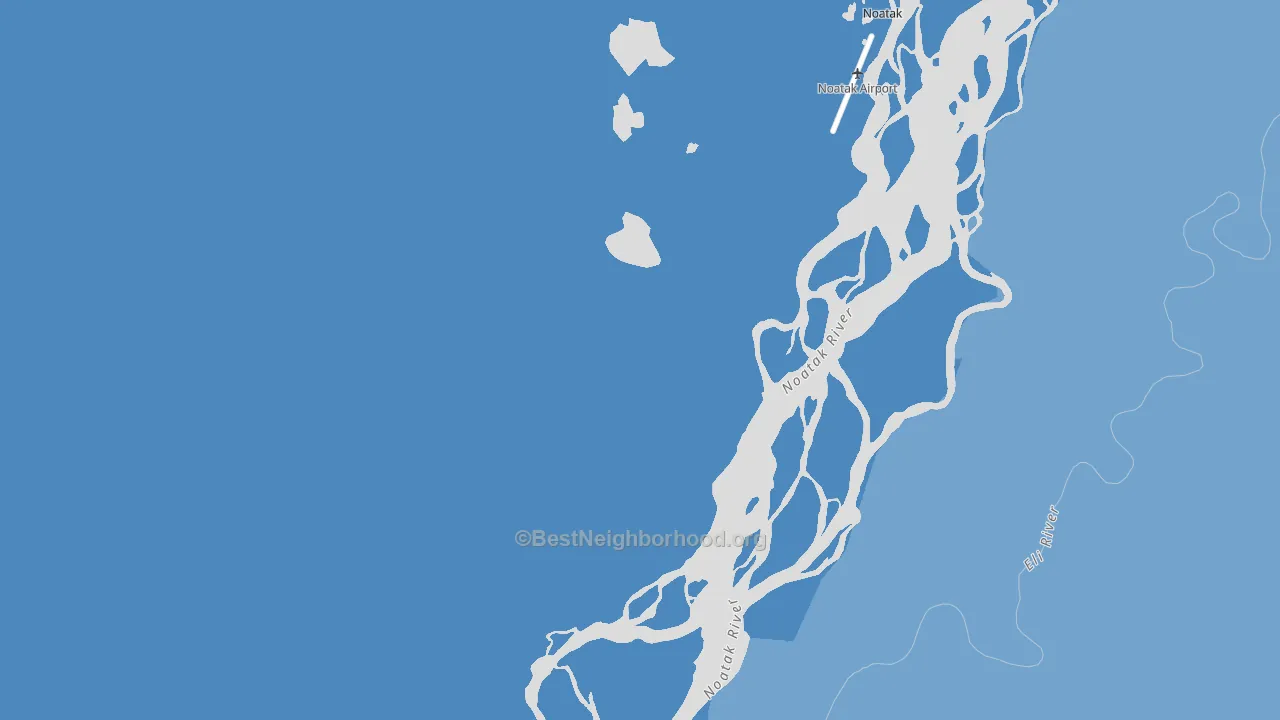 Noatak, AK block-group political-lean map