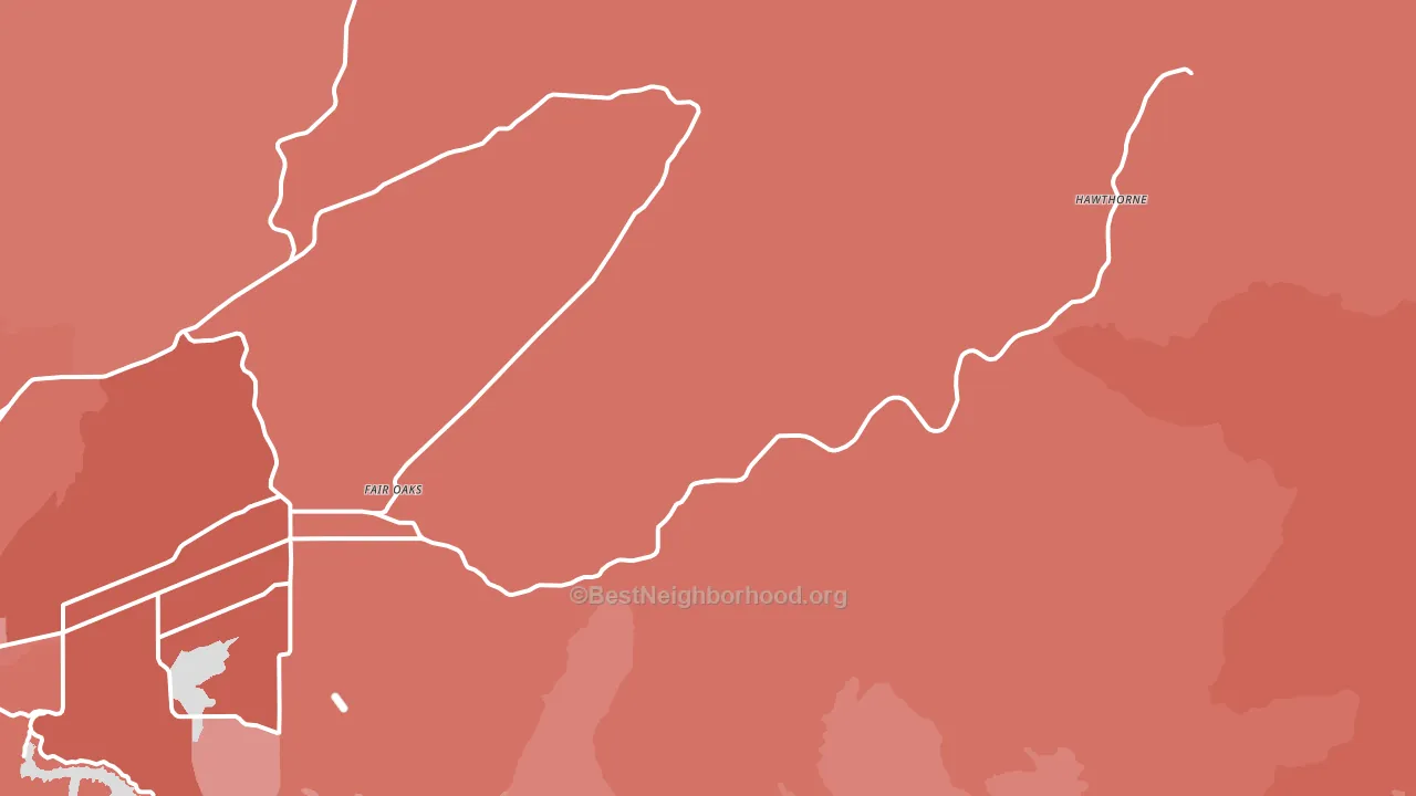 Nonpareil, OR block-group political-lean map