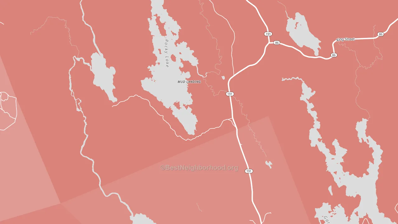 North Cutler, ME block-group political-lean map