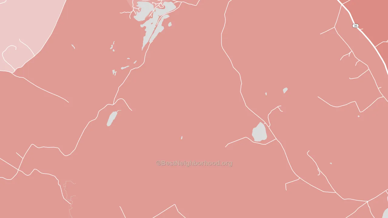 North Waterford, ME block-group political-lean map