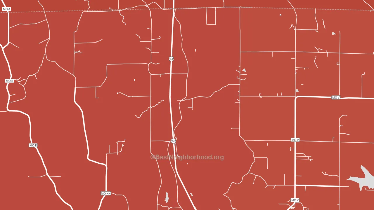 Northwye, MO block-group political-lean map