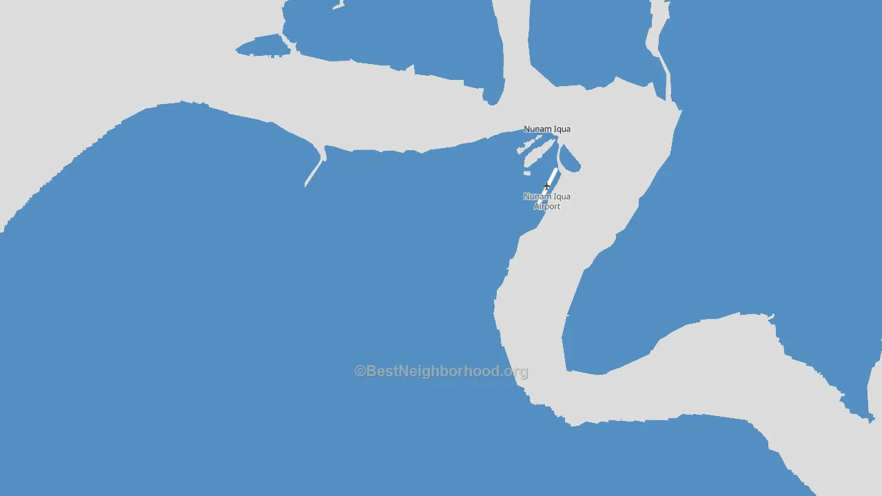 Nunam Iqua, AK block-group political-lean map