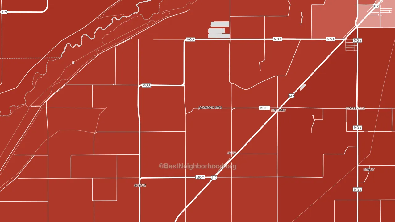 Octa, MO block-group political-lean map
