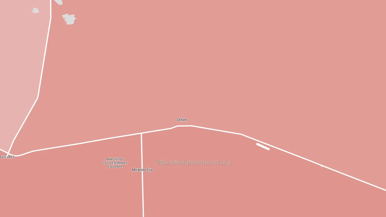 Oilton, TX block-group political-lean map