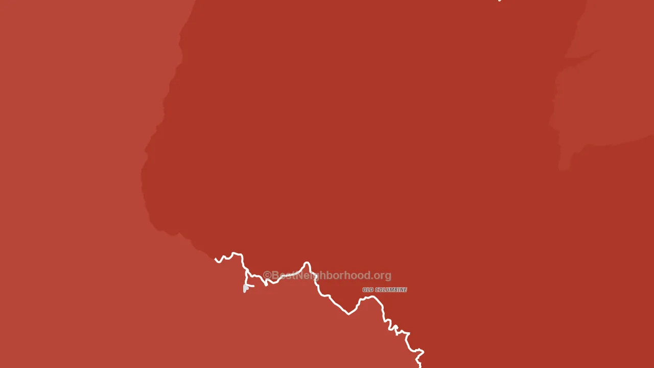 Old Columbine, AZ block-group political-lean map