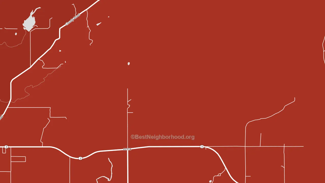 Oleta, OK block-group political-lean map