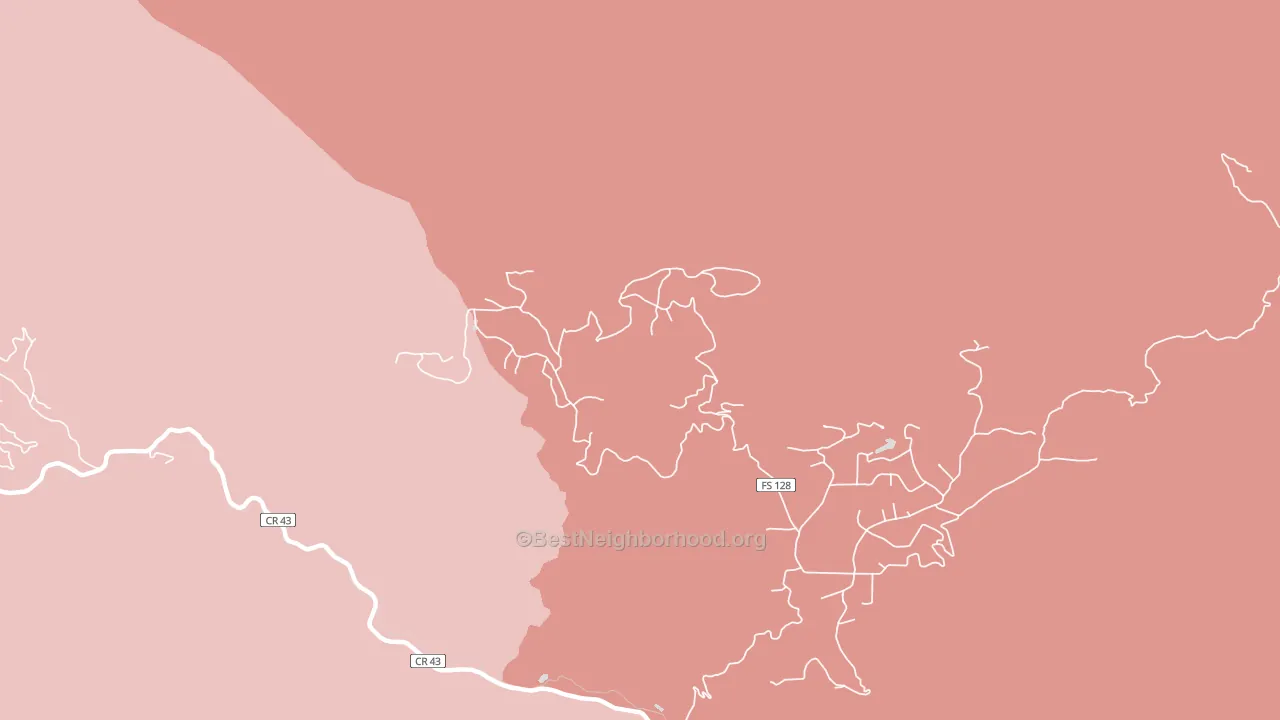 Olympus Heights, CO block-group political-lean map