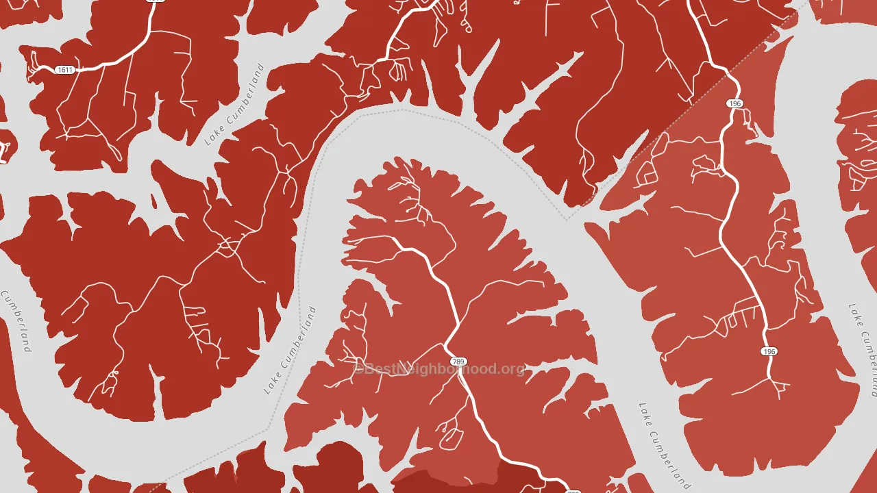 Ono, KY block-group political-lean map